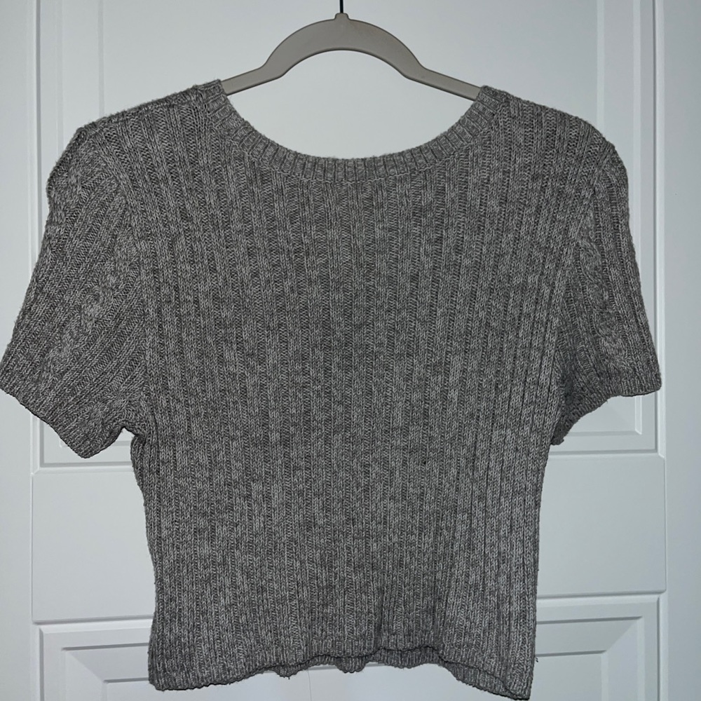 Sweater crop top from Hollister.